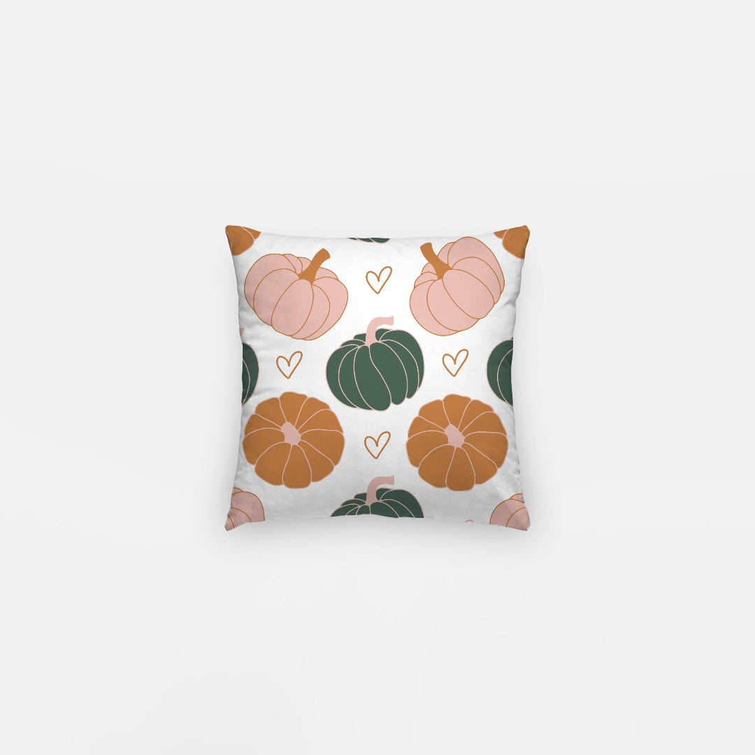 Orange Pumpkins Artisan Pillow Case 10 Inch