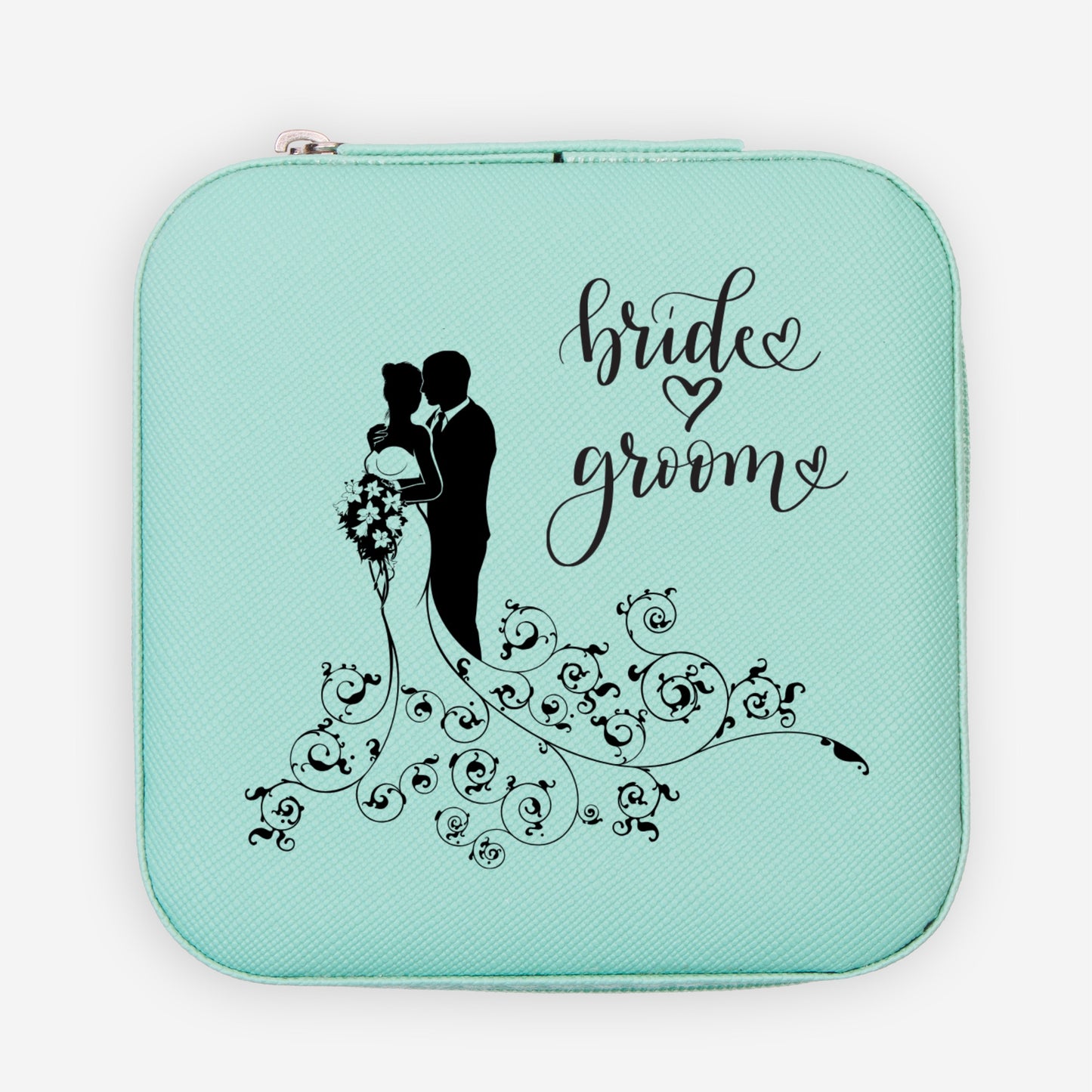 Bride & Groom Jewelry Travel Case