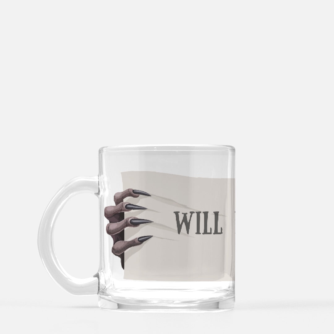 Will Kill Halloween Glass Mug