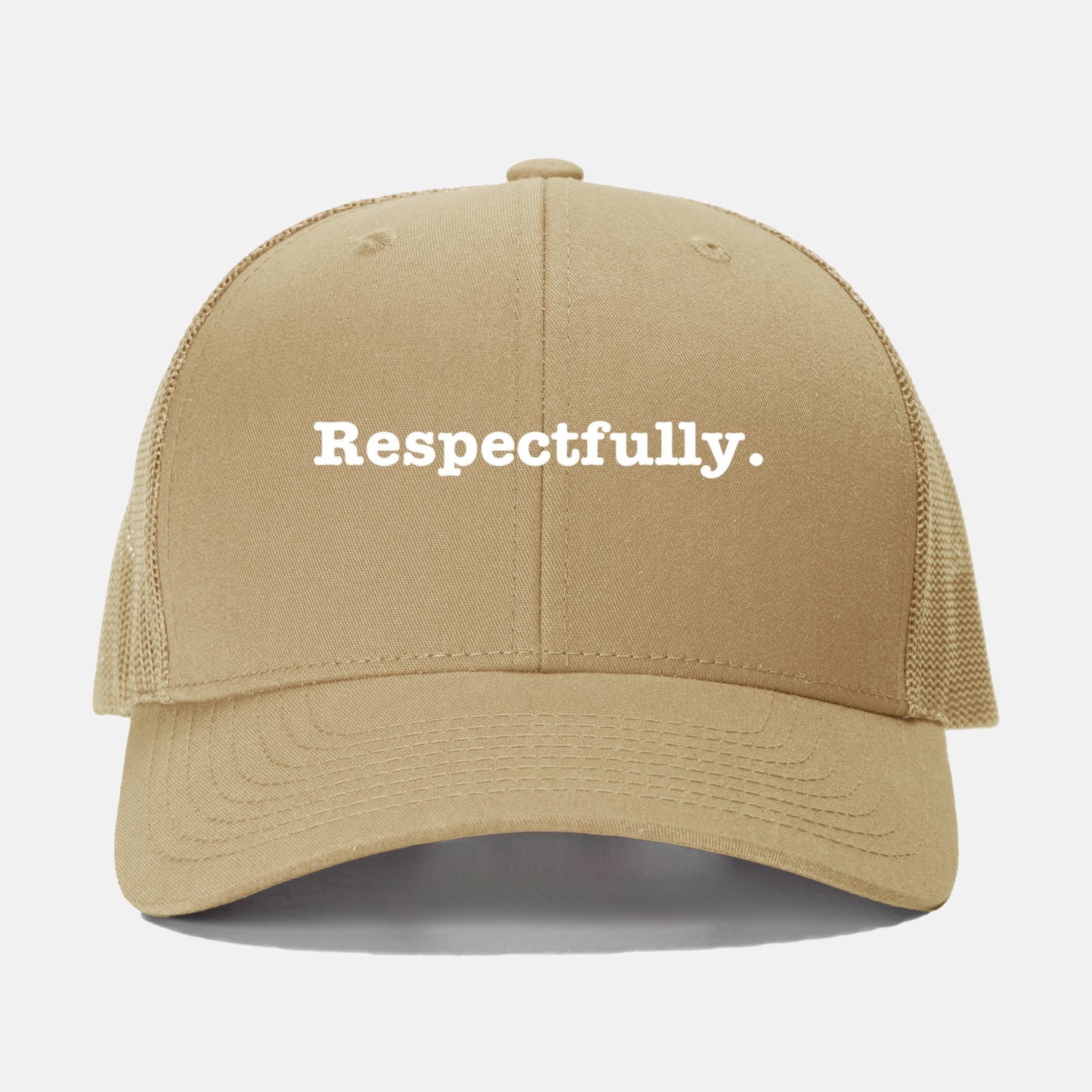 Respectfully Retro Trucker Hat Yupoong 6606