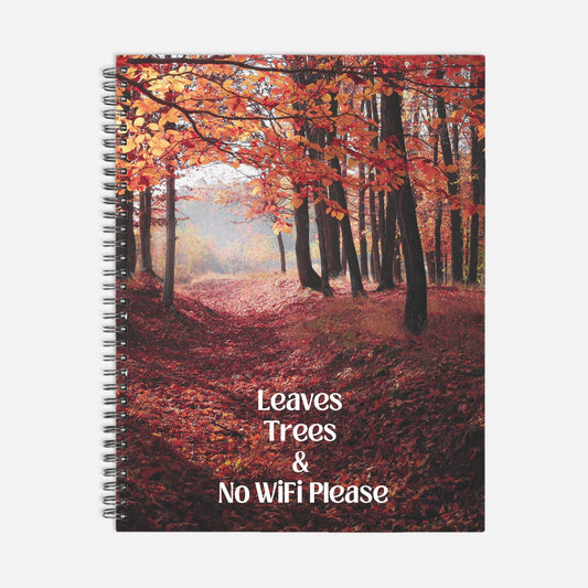 No WiFi Notebook Softcover Spiral 8.5 x 11