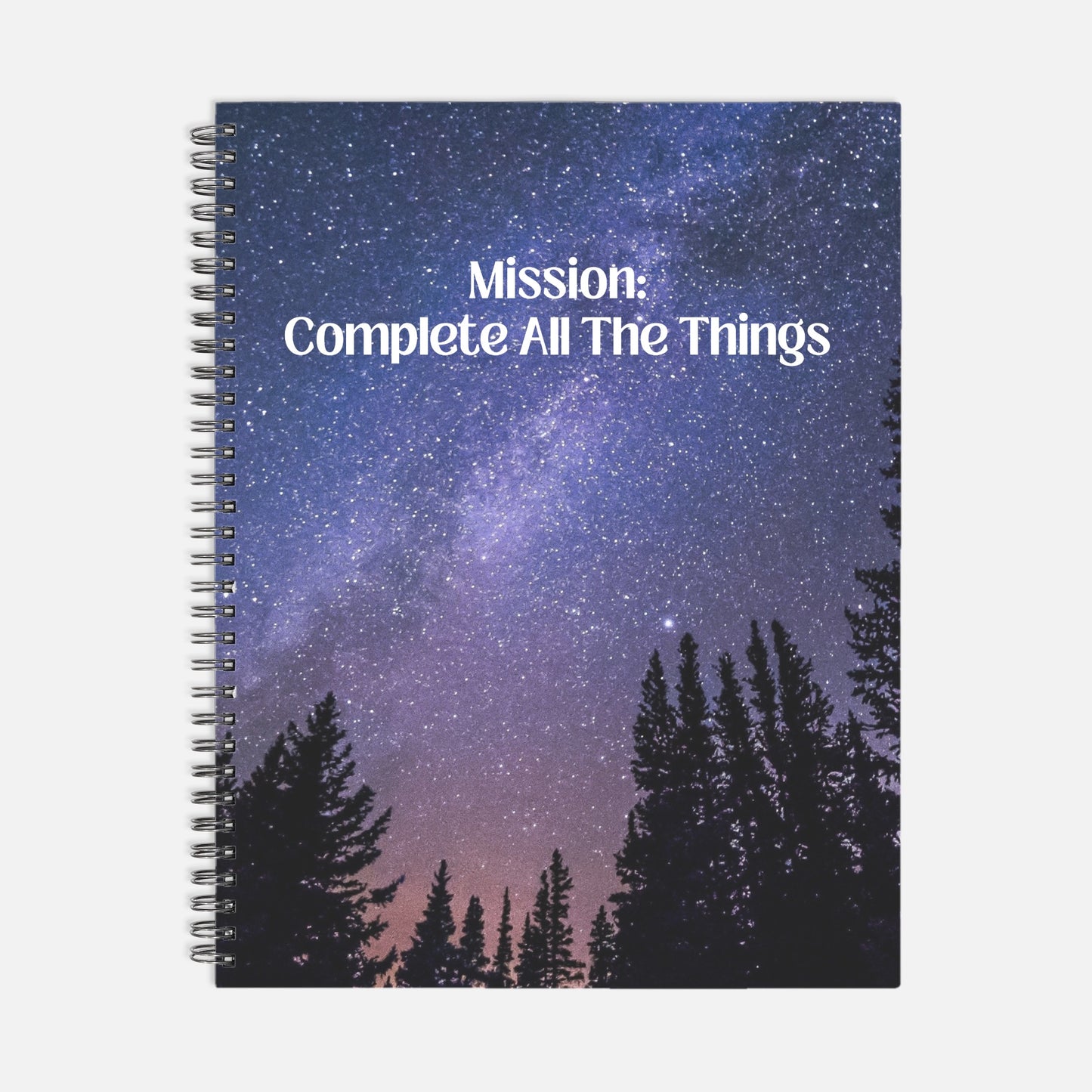 All The Things Notebook Softcover Spiral 8.5 x 11