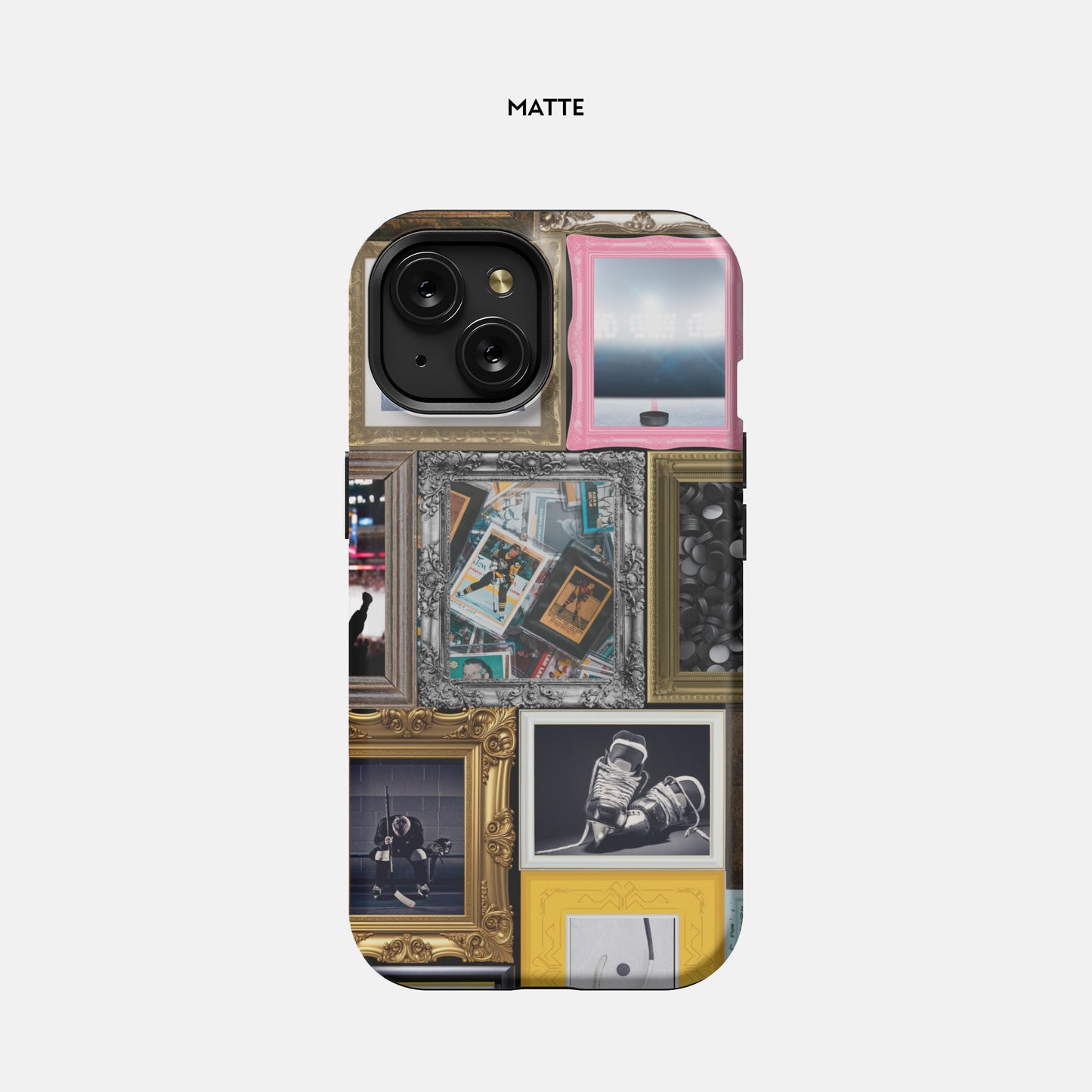 Hall of Frames - Hockey iPhone 15 MagSafe Tough Case