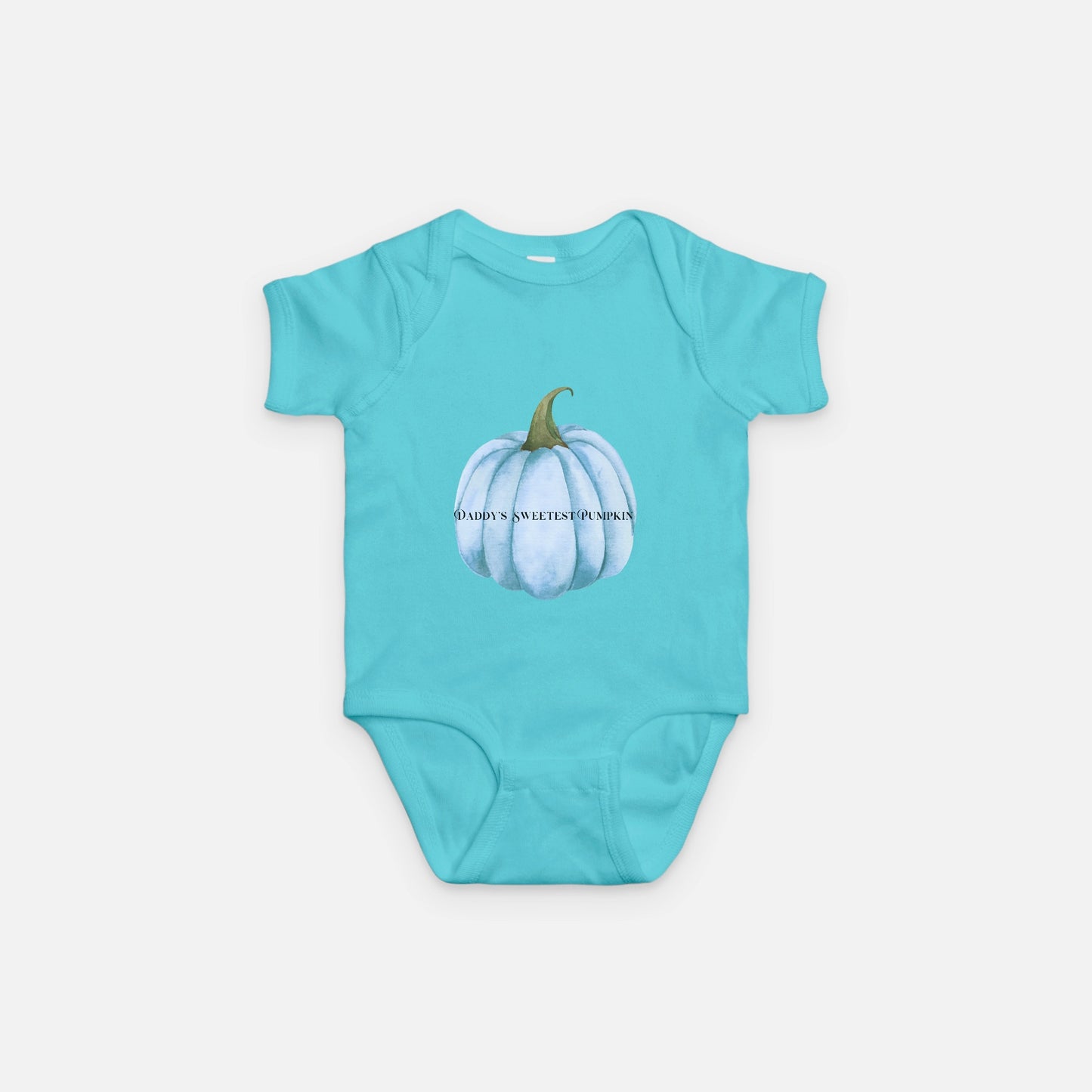 Daddy’s Pumpkin Blue Baby One Piece Rabbit Skins