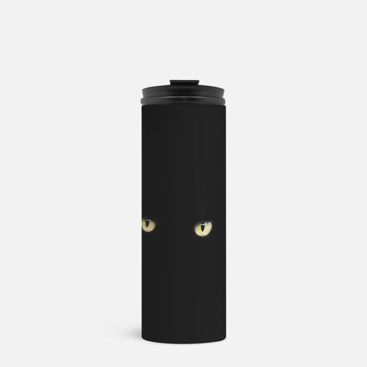 Black Cat Thermal Tumbler