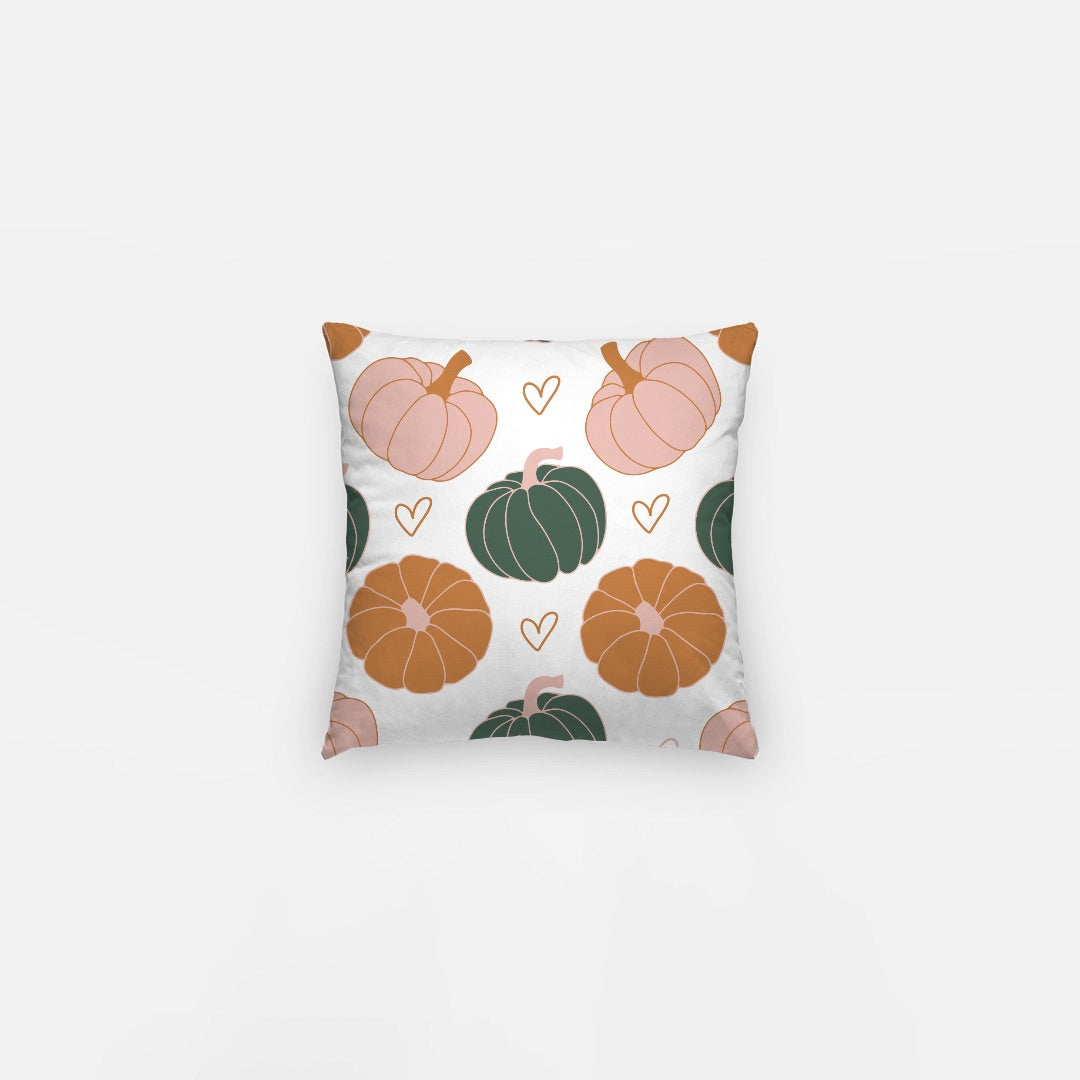 Orange Pumpkins Artisan Pillow Case 10 Inch