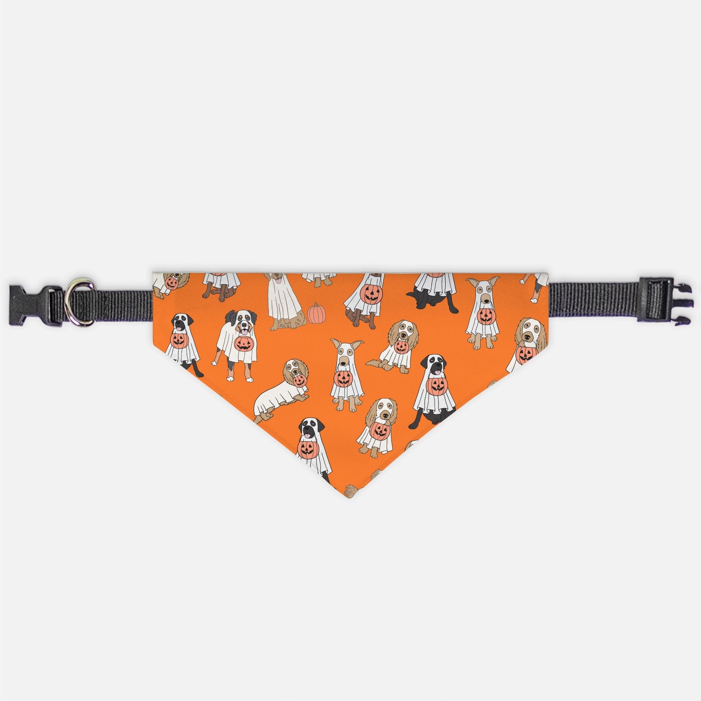 Ghost Dog Collar Pet Bandana Org (Sm & Med)