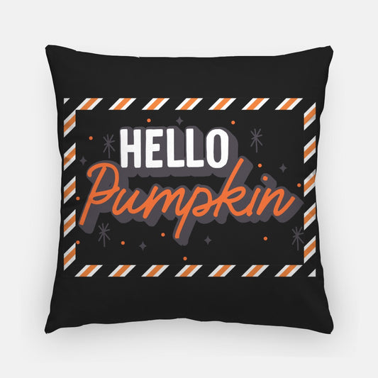 Hello Pumpkin Artisan Pillow Case 20 Inch