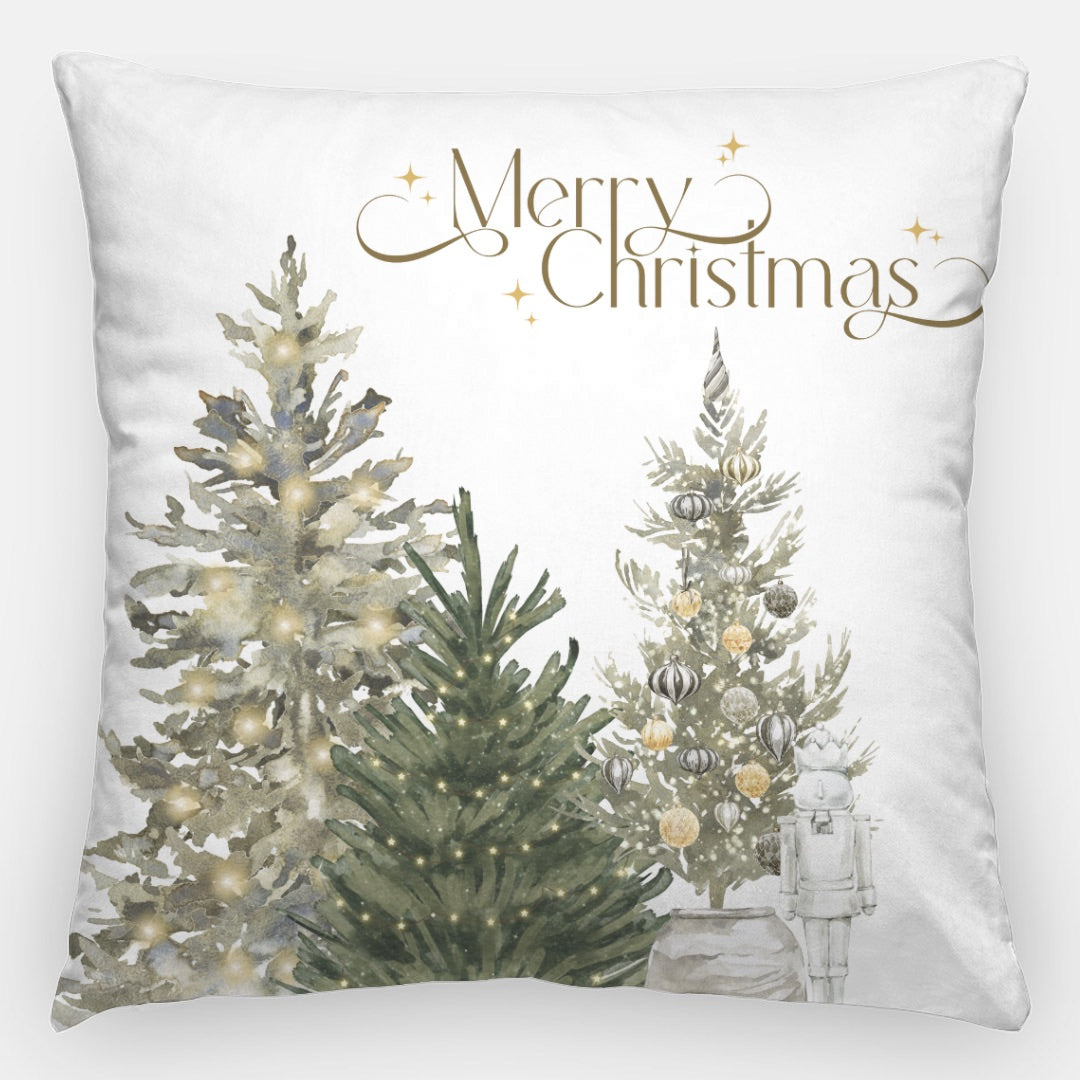 Green Merry Christmas #2 Artisan Pillow Case 24 Inch