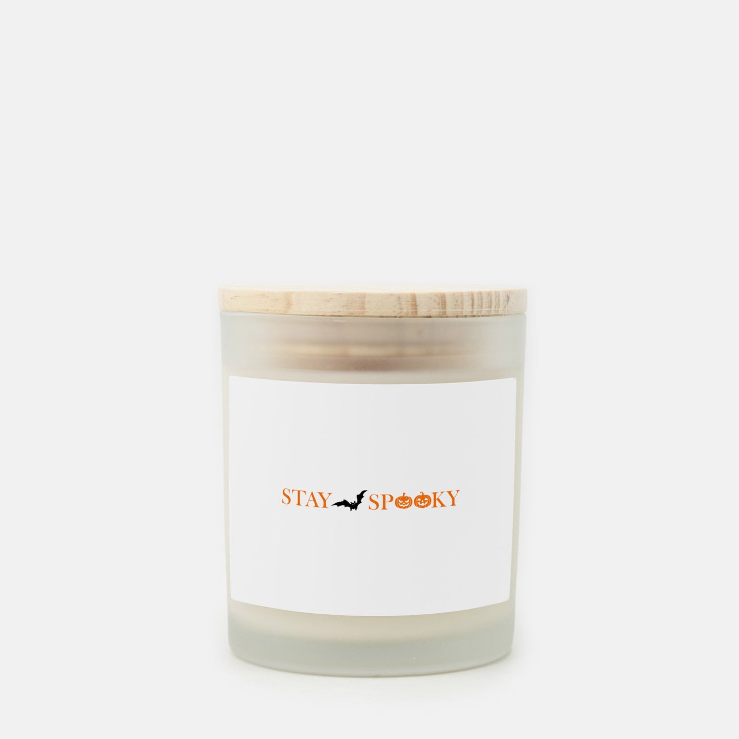 Stay Spooky Frosted Glass Candle 11oz