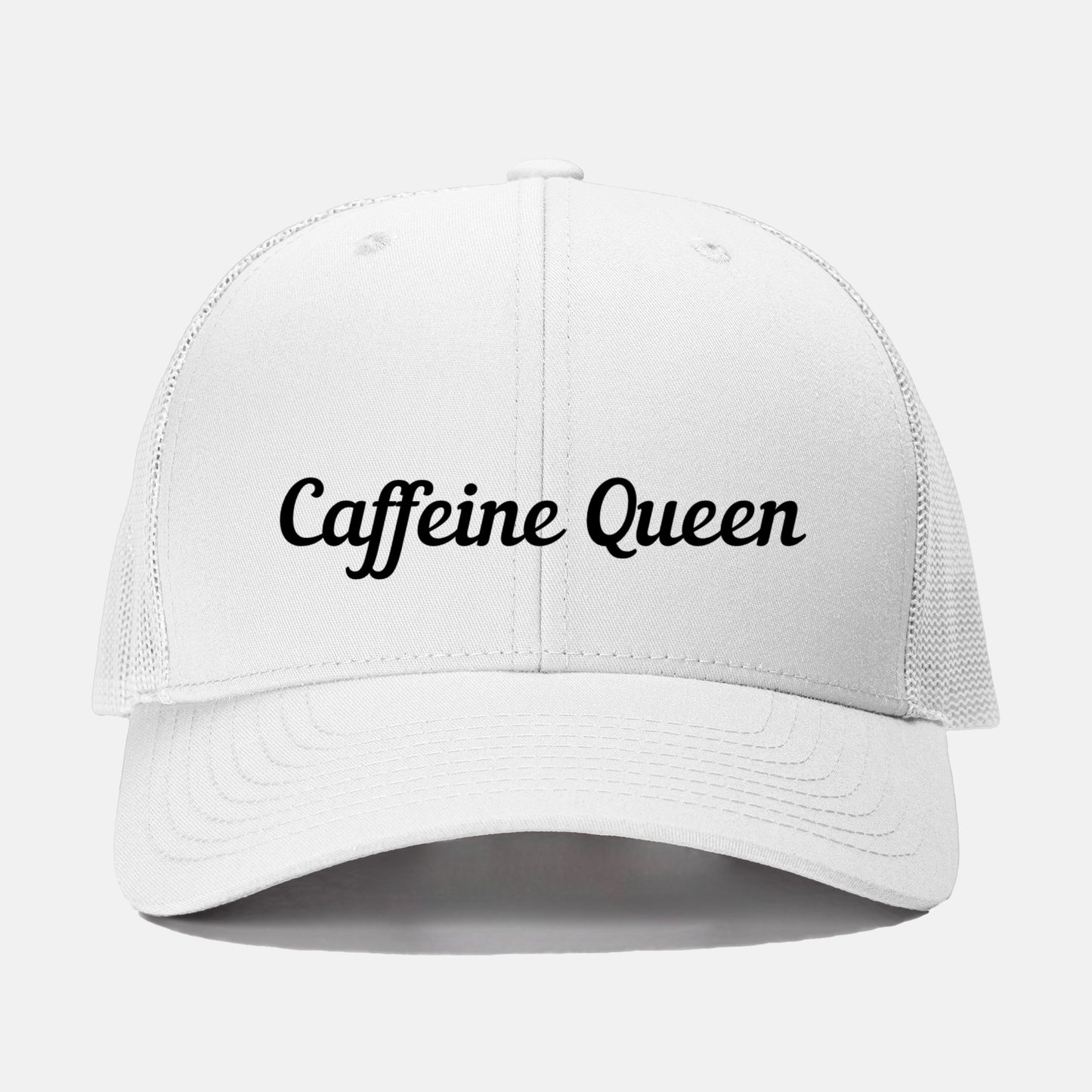 Black Caffeine Queen Retro Trucker Hat