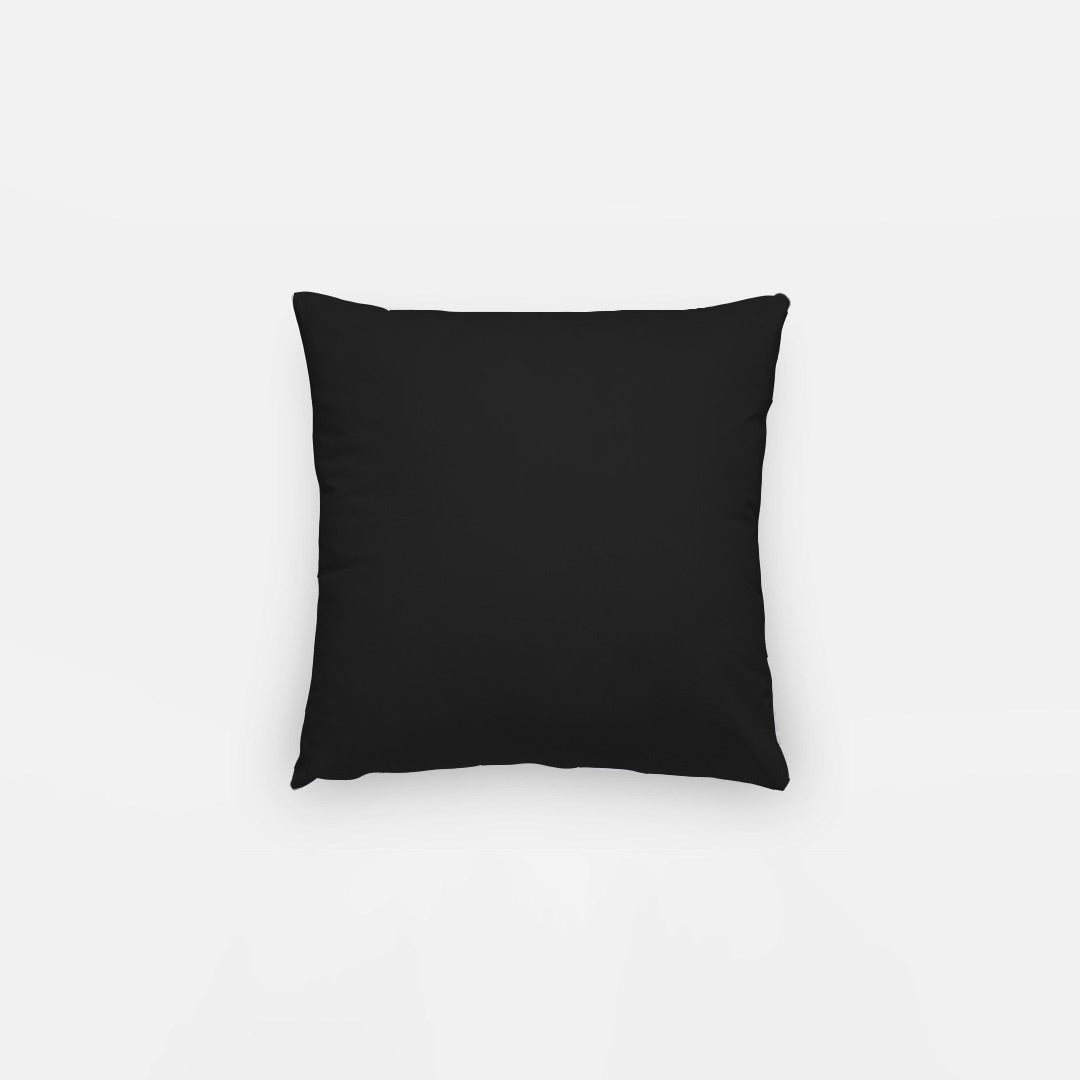 Two Minutes Black Artisan Pillow Case 12 Inch