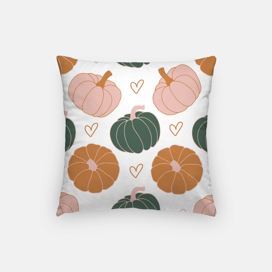 Orange Pumpkins Artisan Pillow Case 16 Inch