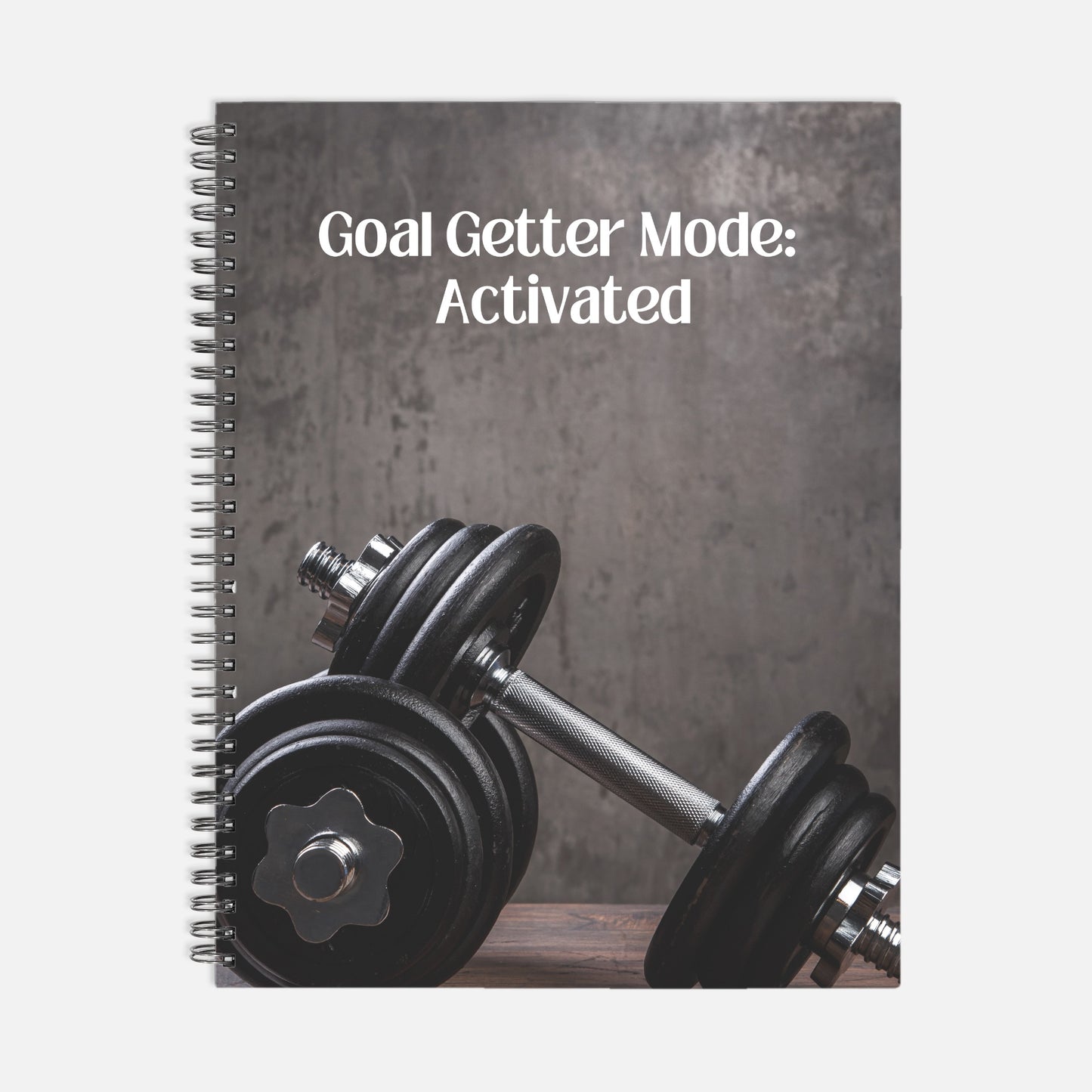 Goal Getter Notebook Softcover Spiral 8.5 x 11