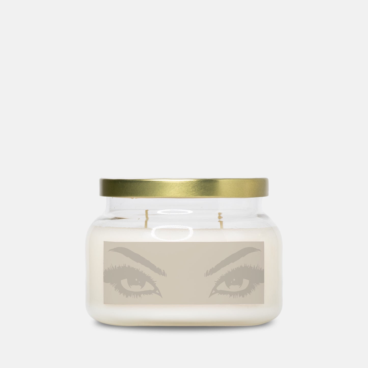 Evil Eyes Apothecary Jar Double Wick Candle