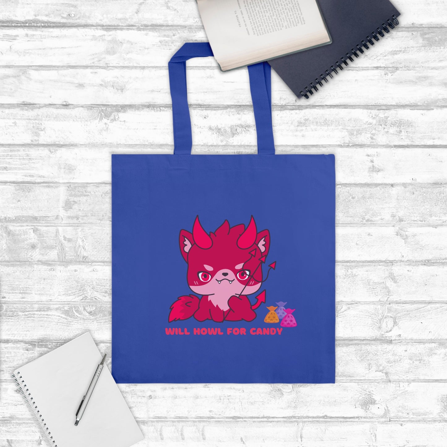 Howl For Candy Tote Bag