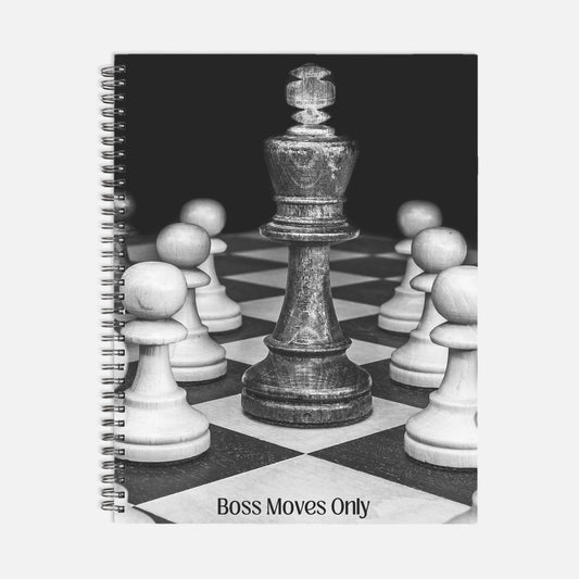 Boss Moves Notebook Softcover Spiral 8.5 x 11