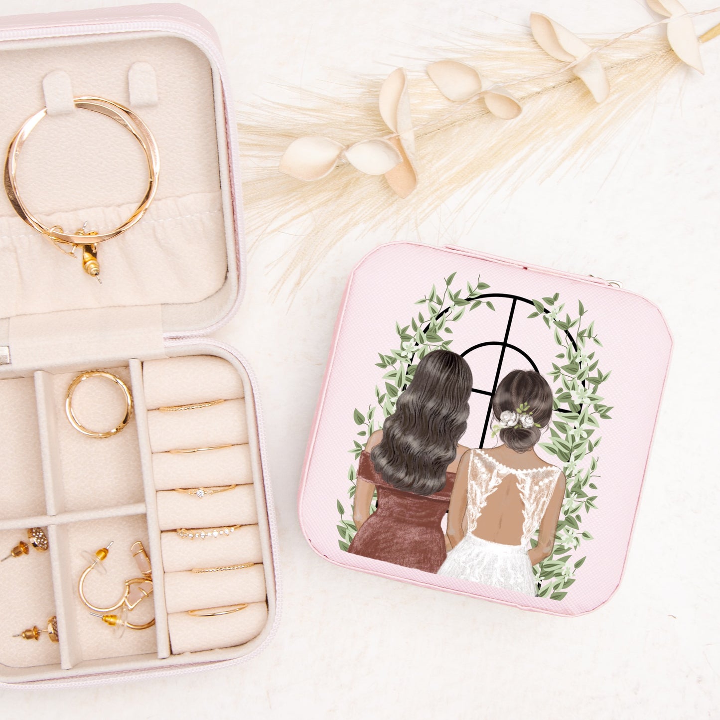 Bridesmaid #1 Jewelry Travel Case