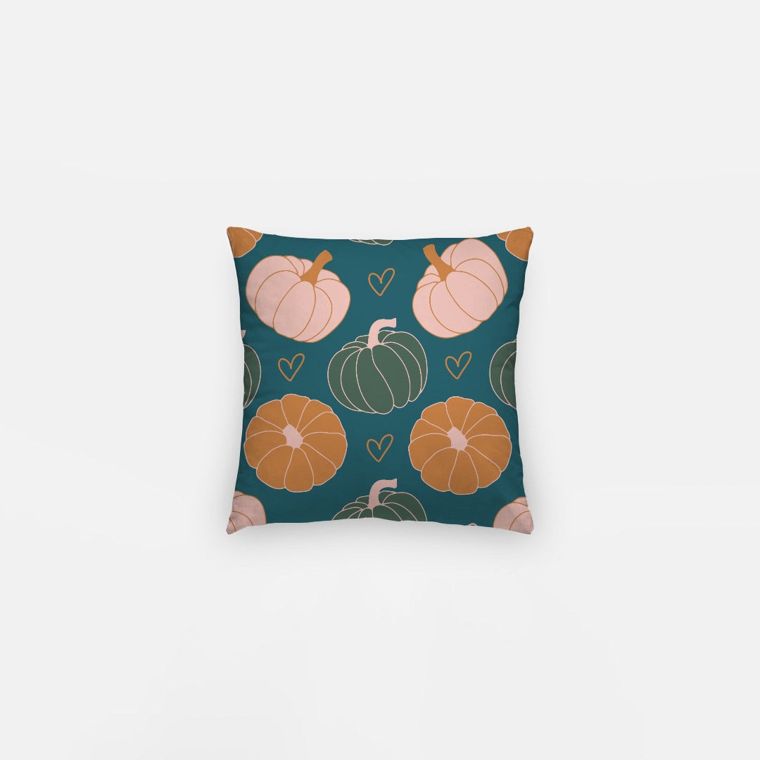 Green Pumpkins Artisan Pillow Case 10 Inch