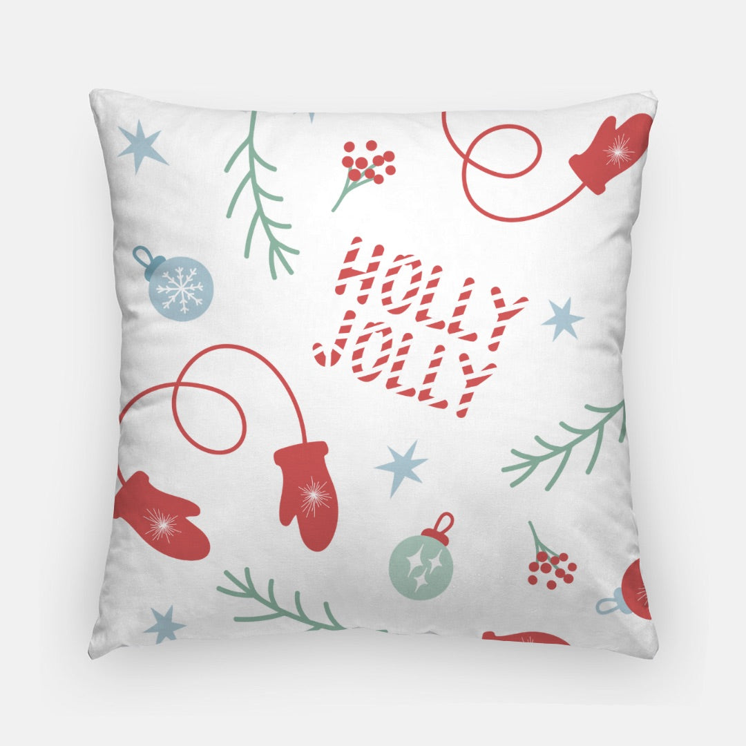 Red Merry Christmas #3 Artisan Pillow Case 20 Inch