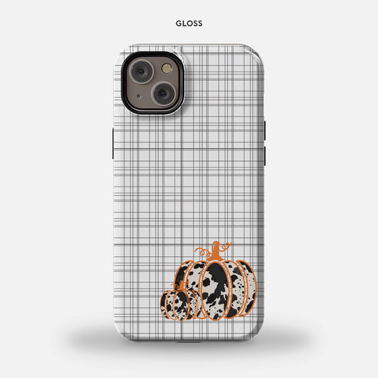 Stripes & Pumpkins iPhone 14 Plus MagSafe Tough Case