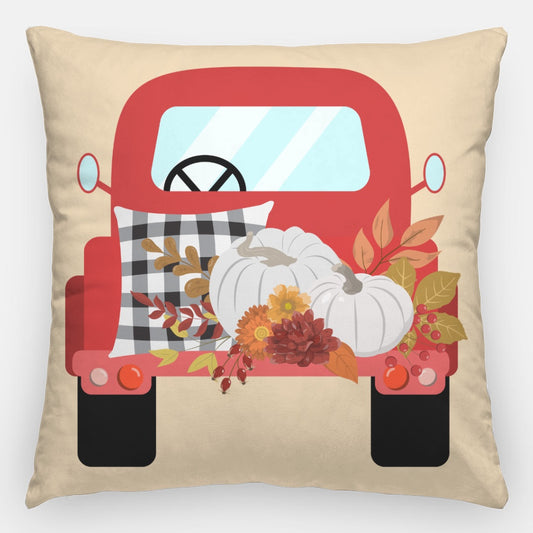 Pumpkin Pickup Artisan Pillow Case 24 Inch