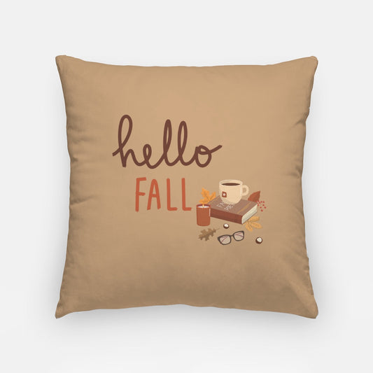 Hello Fall Artisan Pillow Case 18 Inch