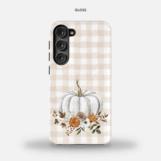 White Pumpkin Samsung Galaxy S23 Plus Tough Case