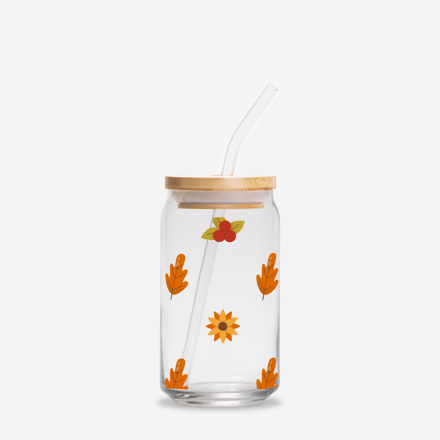 Leaf Glass Can 16oz