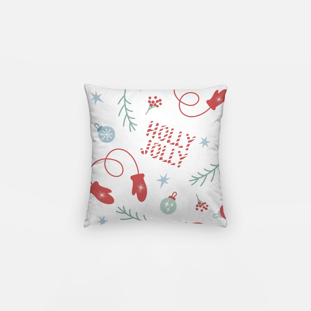 Red Merry Christmas #3 Artisan Pillow Case 12 Inch