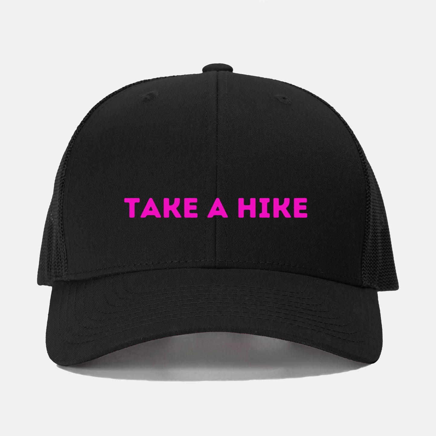 Pink Hike Retro Trucker Hat