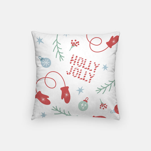 Red Merry Christmas #3 Artisan Pillow Case 16 Inch