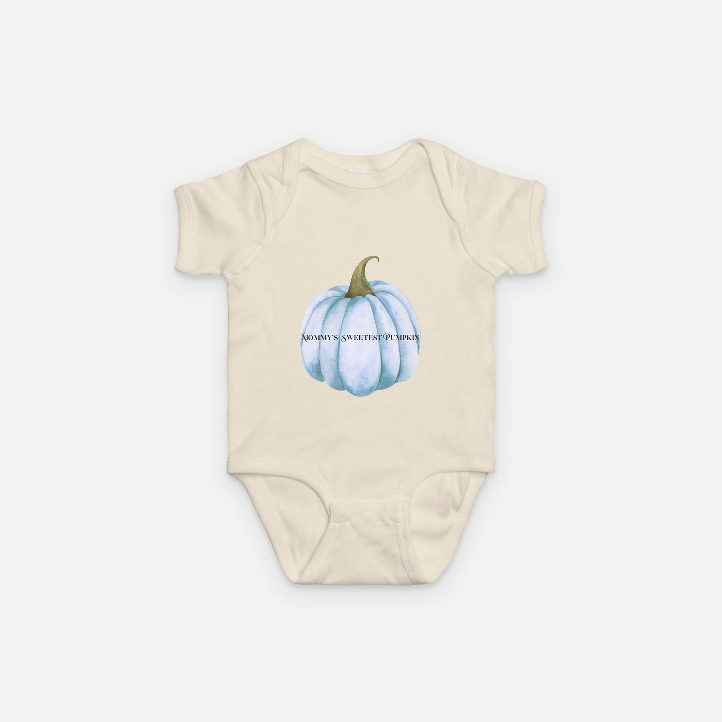 Mommy’s Pumpkin Blue Baby One Piece Rabbit Skins