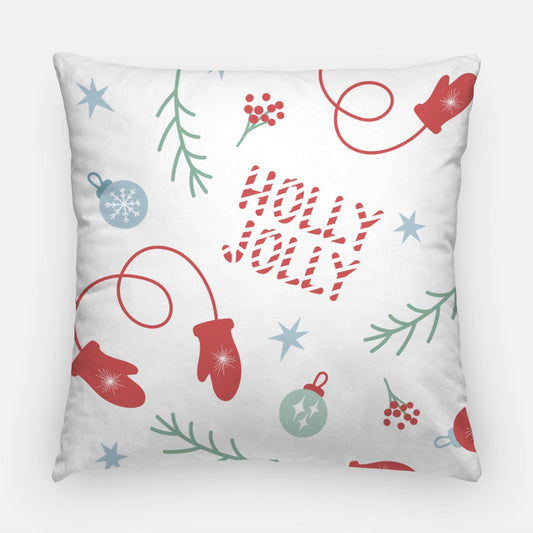 Red Merry Christmas #3 Artisan Pillow Case 22 Inch