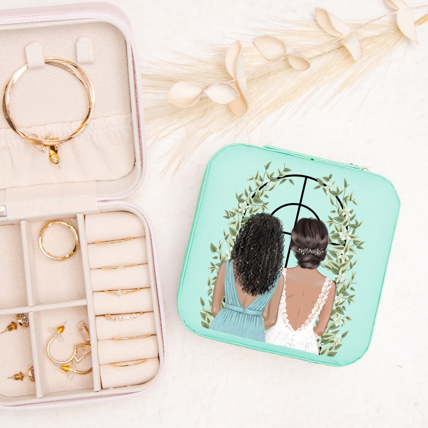 Bridesmaid #4 Jewelry Travel Case