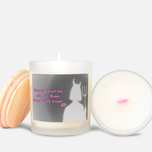 Limited Edition 9oz Pink Wick Forget Me Not Candle