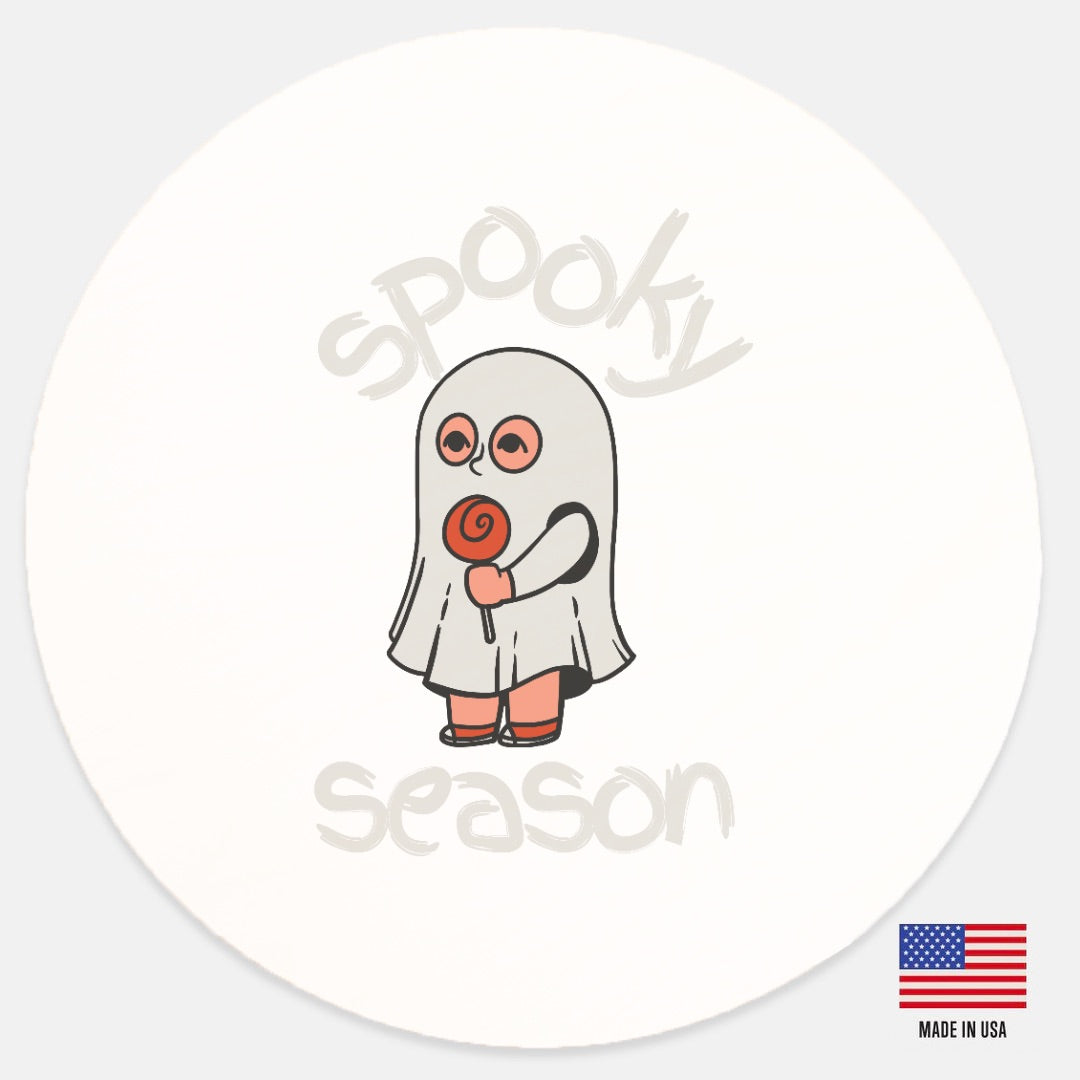 Spooky Season Wood Sign 12" (Round)