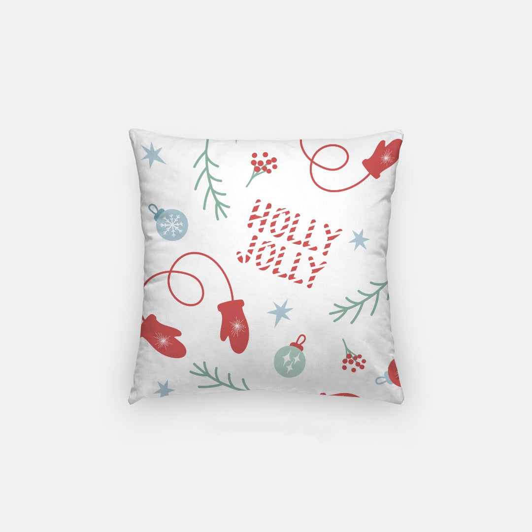 Red Merry Christmas #3 Artisan Pillow Case 14 Inch