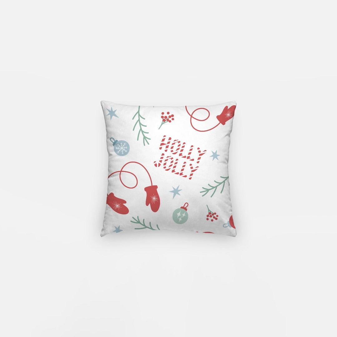 Red Merry Christmas #3 Artisan Pillow Case 10 Inch