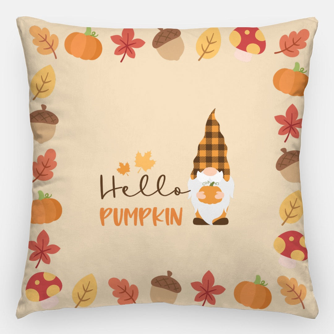 Hello Pumpkin Artisan Pillow Case 24 Inch