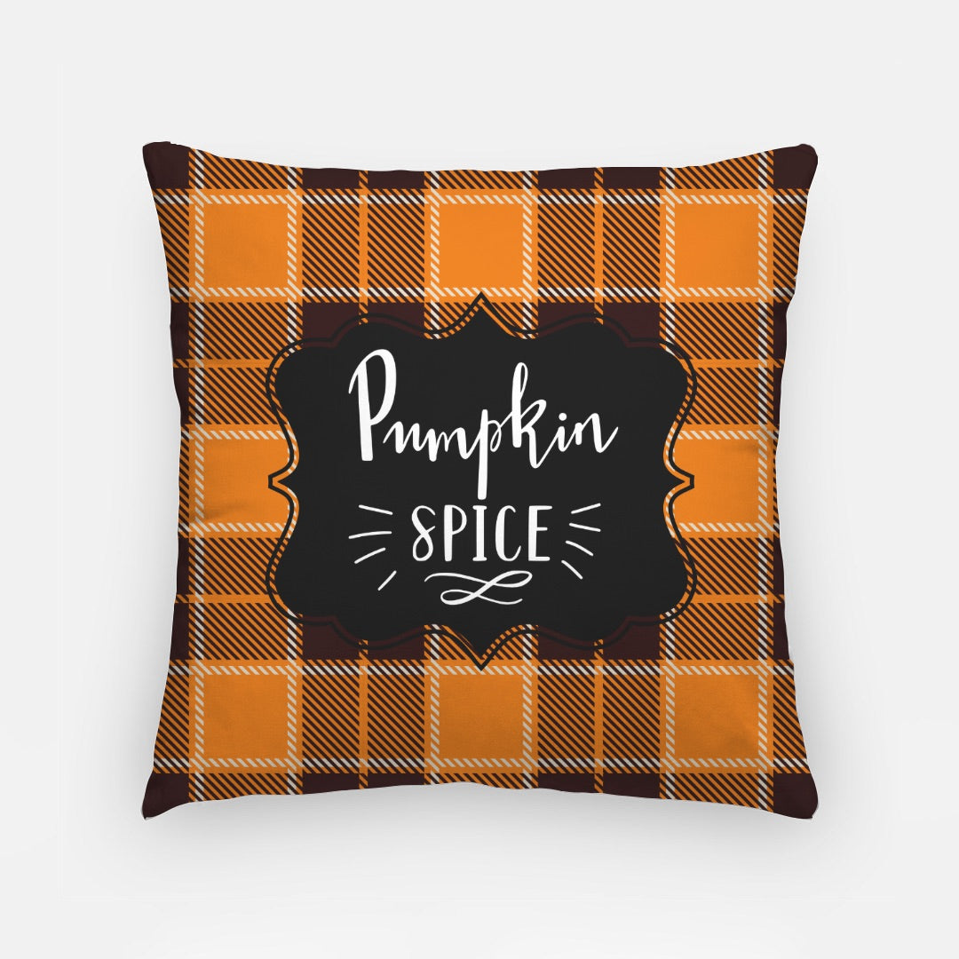 Pumpkin Spice Artisan Pillow Case 18 Inch