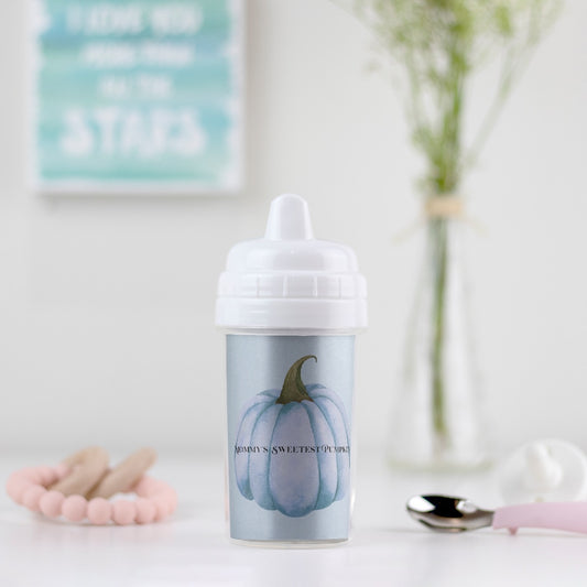 Mommy’s Pumpkin Blue Sippy Cup