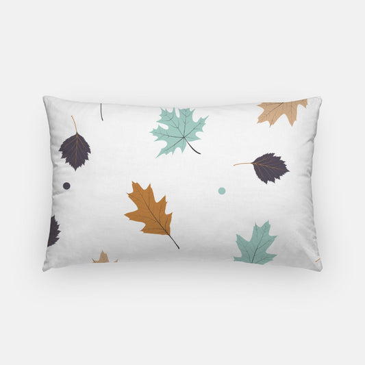 Blue Leaf Artisan Pillow Case Lumbar