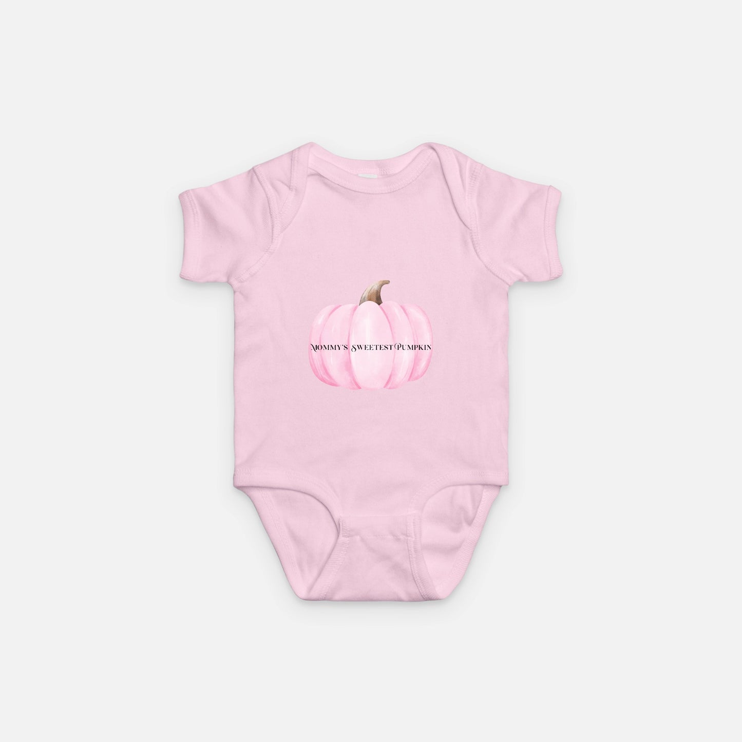 Mommy’s Pumpkin Pink Baby One Piece Rabbit Skins