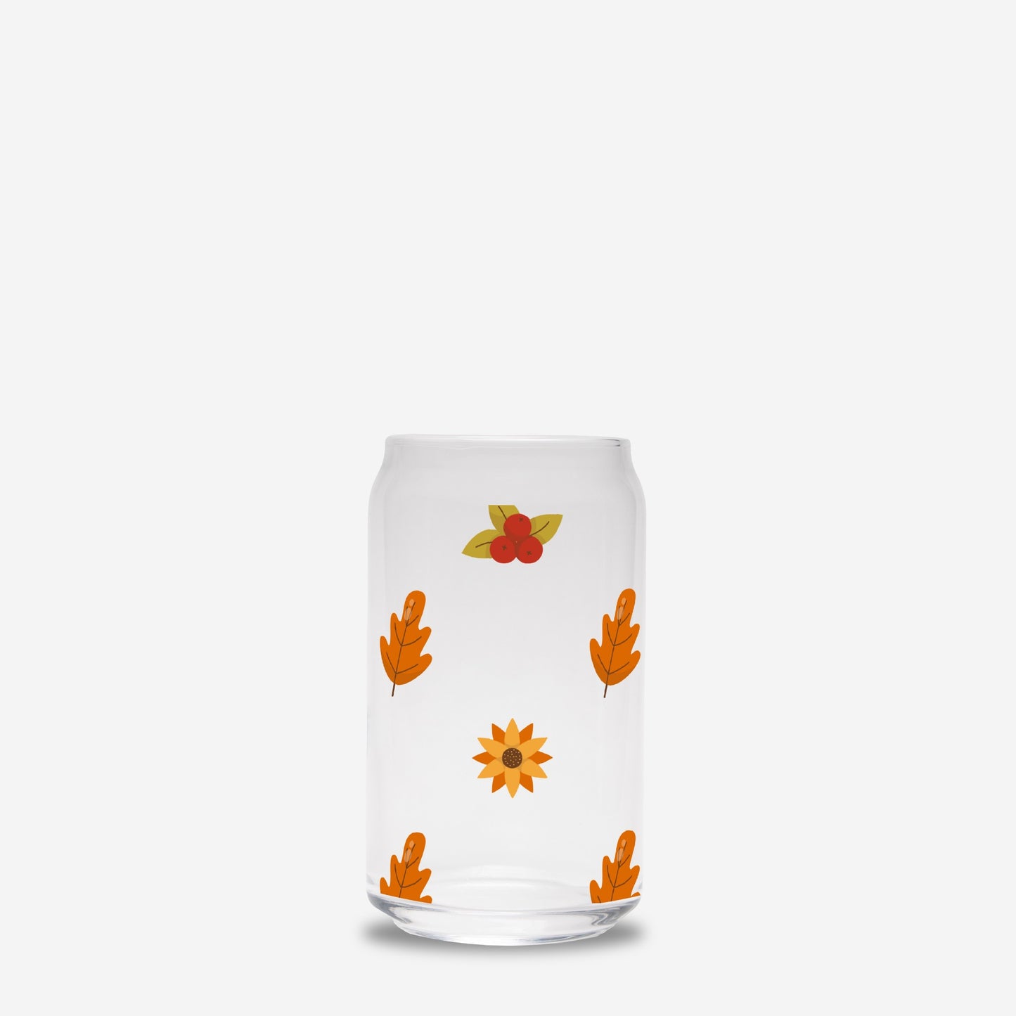 Leaf Glass Can 16oz