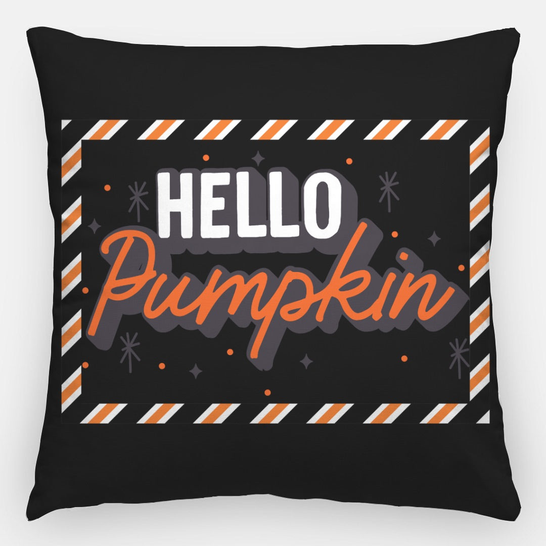 Hello Pumpkin Artisan Pillow Case 24 Inch