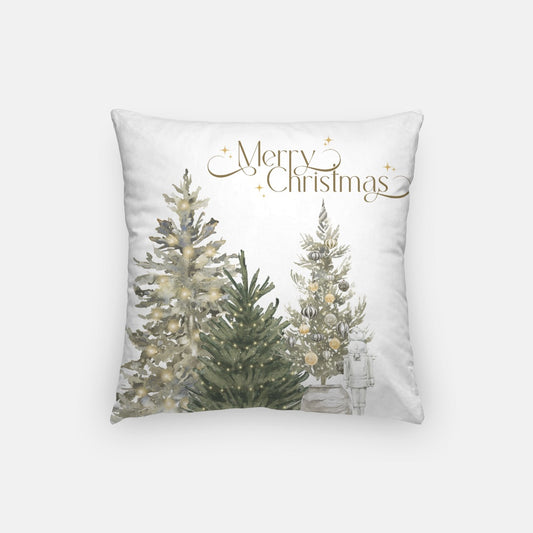 Green Merry Christmas #2 Artisan Pillow Case 16 Inch