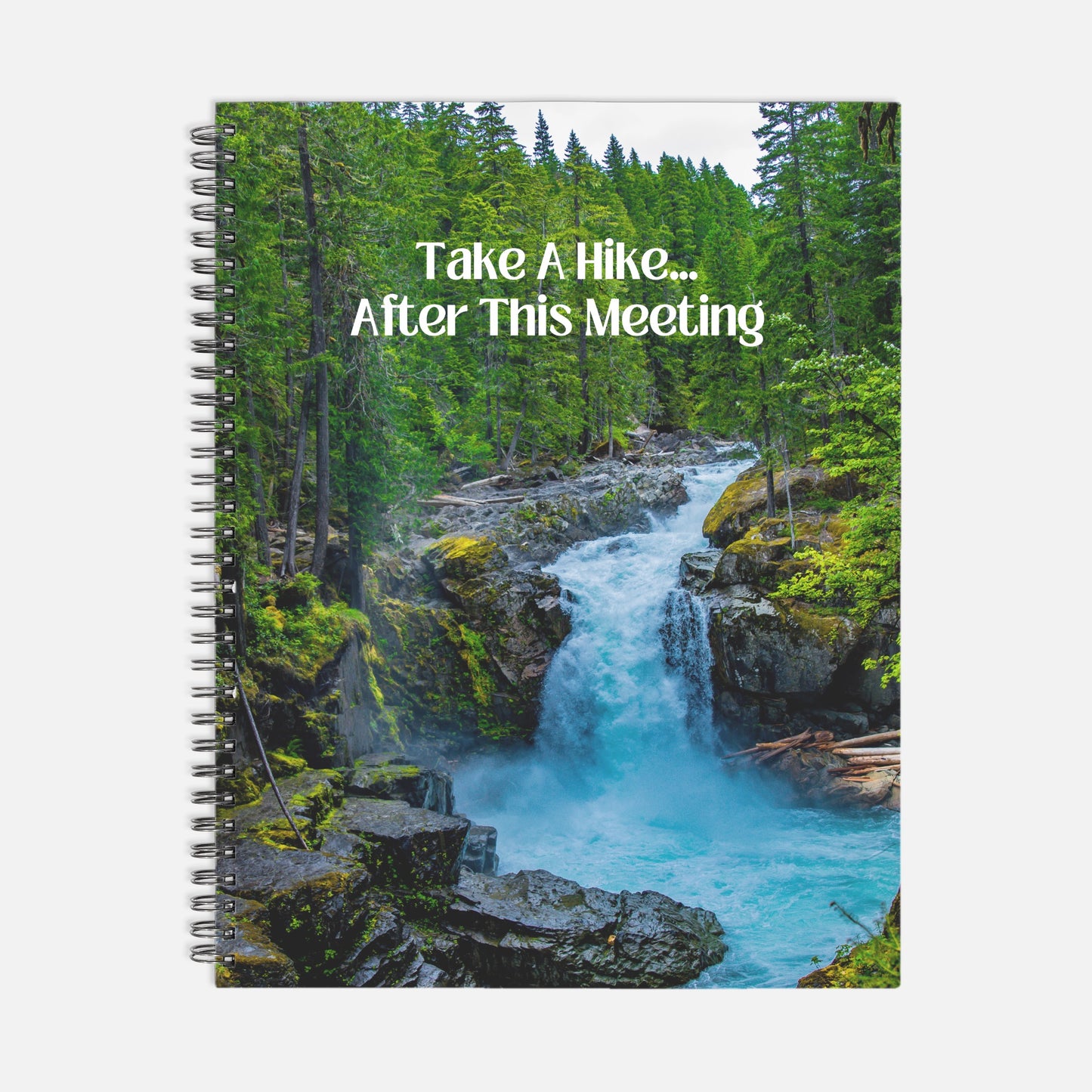 Take A Hike Notebook Softcover Spiral 8.5 x 11