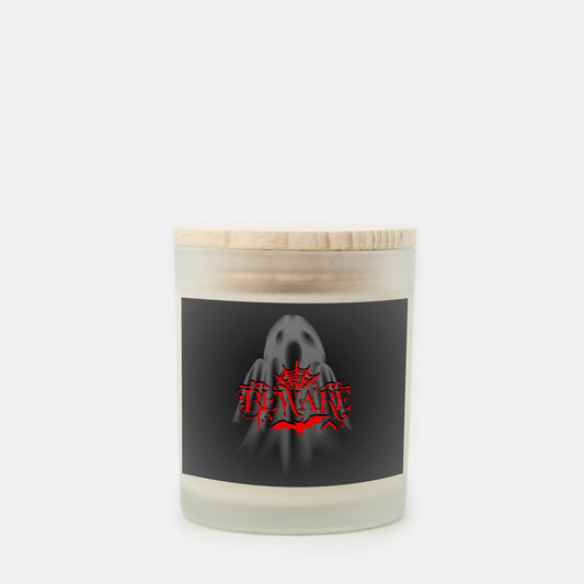 Beware Frosted Glass Candle 11oz