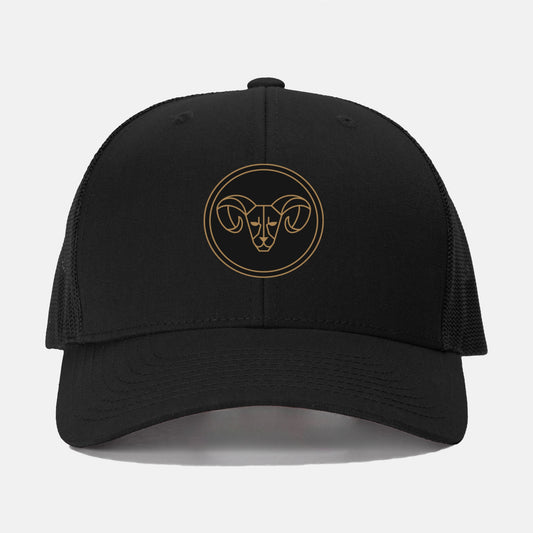 Aries Retro Trucker Hat Yupoong 6606